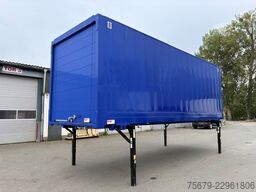 Krone BDF-System, 7.450 mm lang, FABRIKNEU in THW Blau