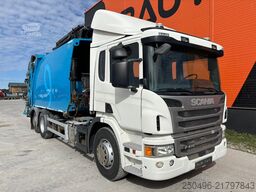 Scania P 410 6x2*4 Hiab 188ES-2 / NTM KGH-HB 19 m3