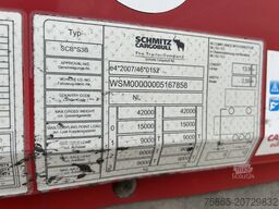 Schmitz Cargobull SCB S3B / Box Trailer / 2x Liftaxle / APK TUV 0...