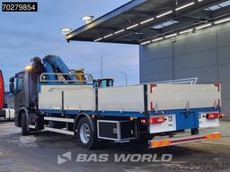 Scania P280 4X2 HMF 1420K-RC Kran Crane Leather seats ...