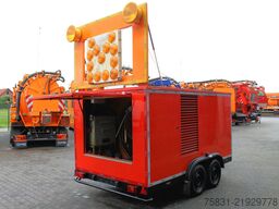  mobiles STROM-Aggregat 27,5 kVA + Sielbelüfter