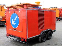  mobiles STROM-Aggregat 27,5 kVA + Sielbelüfter