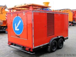  mobiles STROM-Aggregat 27,5 kVA + Sielbelüfter