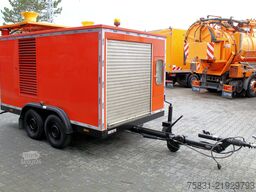  mobiles STROM-Aggregat 27,5 kVA + Sielbelüfter