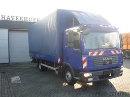 MAN TGL 8.180 Curtain side body with aluminium drop...