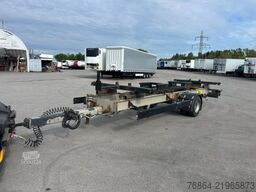 Rimorchio con telaio  M-TRAILER MT-03K1, 1-ACHS LAFETTE, BPW-ACHSEN MIT TROMMELBREMSEN