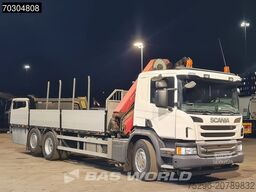 Scania P360 P 6X2 HMF 1820-K4 Kran Crane Lift+Steering...