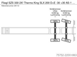 Fliegl SZS 330 2X! Thermo King SLX 200 D+E -30 +30 AS-...