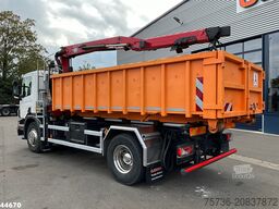 Scania P 320 HMF 12 Tonmeter Z-kraan + Kipper 11m³