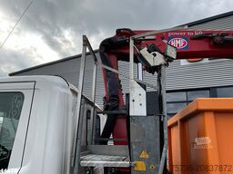 Scania P 320 HMF 12 Tonmeter Z-kraan + Kipper 11m³