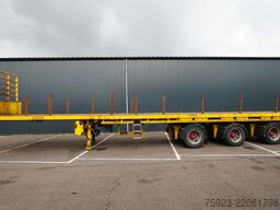 Nooteboom 3 axle extendable flatbed trailer