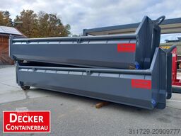 Decker Containerbau Abrollcontainer, Bayernbox, Pendelklapp