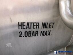 M1 Engineering Food tank container inox 20 ft / 25 m3 / 1 comp