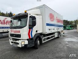 Volvo FL 4x2 box truck with a 1500 kg lift and remote co