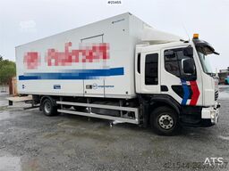 Volvo FL 4x2 box truck with a 1500 kg lift and remote co