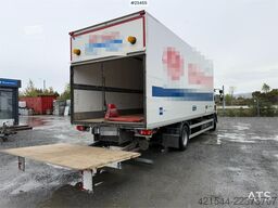 Volvo FL 4x2 box truck with a 1500 kg lift and remote co