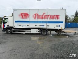 Volvo FL 4x2 box truck with a 1500 kg lift and remote co