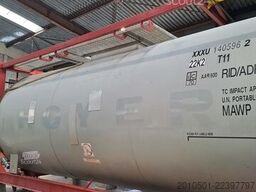 24m³ TANKCONTAINER Container Silo Gülle Edelstahltank Stahltank 20 Fuß 24000L