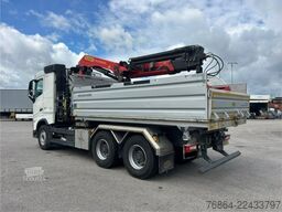 VOLVO FH 500 3-SEITEN KIPPER MEILLER MIT PALFINGER PK22002EH, RETARDER
