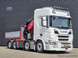 Scania R590 V8 8x2 / HMF 9520 CRANE - JIB - WINCH / TR...