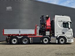 Scania R590 V8 8x2 / HMF 9520 CRANE - JIB - WINCH / TR...