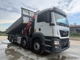 MAN 35.470 TGS Kipper + Kran Fassi F485 8x2