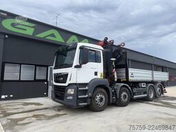 MAN 35.470 TGS Kipper + Kran Fassi F485 8x2
