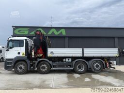 MAN 35.470 TGS Kipper + Kran Fassi F485 8x2