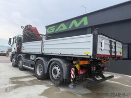 MAN 35.470 TGS Kipper + Kran Fassi F485 8x2