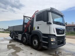 MAN 35.470 TGS Kipper + Kran Fassi F485 8x2