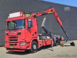 Scania R580 V8 XT 8x2/4 / PALFINGER EPSILON + 25 T HOO...