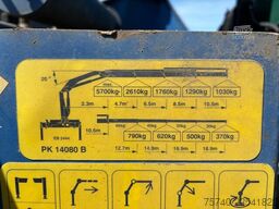 MAN LE 220 B + PALFINGER PK 14080 - 3X EXT + HAAKAR...