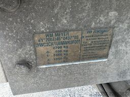 wm meyer 2,7to Tandem elektro Hinterkipp 3,2m Alu
