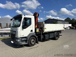 DAF LF290FA Kipper Pritsche Kran Palfinger PK11001K