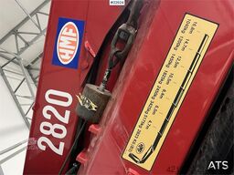 HMF 28 t/m crane with winch and 6 hydraulic extensions