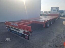  M&V 3-Achs Tieflader 2x Lenkachsen TOP-Zustand