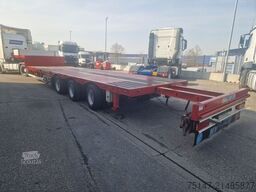  M&V 3-Achs Tieflader 2x Lenkachsen TOP-Zustand