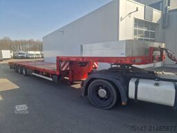  M&V 3-Achs Tieflader 2x Lenkachsen TOP-Zustand