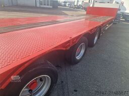  M&V 3-Achs Tieflader 2x Lenkachsen TOP-Zustand