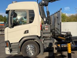 Scania P320 Flatbed-truck + HIAB X-HiPro 162 E4, 2019