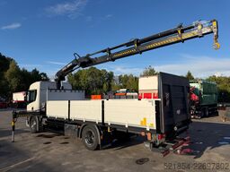 Scania P320 Flatbed-truck + HIAB X-HiPro 162 E4, 2019