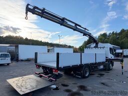 Scania P320 Flatbed-truck + HIAB X-HiPro 162 E4, 2019
