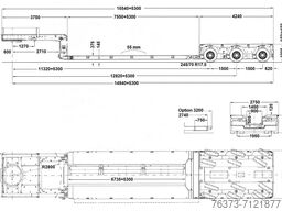 Faymonville 3-Achs-Tiefbett-Pendelachsen-Bolzen-Laschenkupp.