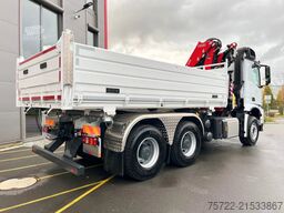 Mercedes-Benz Arocs 3348 6x4 BB Dreiseitenkipper FASSI F195A