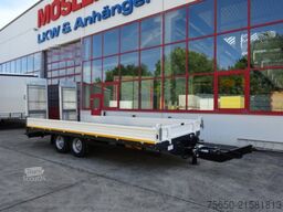 Möslein TTT 13 6,2 BR Weiß  Neuer 13 t GG Tandemtieflader mit Breiten Rampen