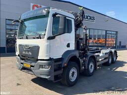 Man TGS 32.470 8x4 Euro 6 Hiab 22 Tonmeter laadkraa...