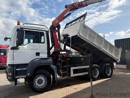 MAN TGS 33.400 + PALFINGER PK16502 + 6X4 + TIPPER +...