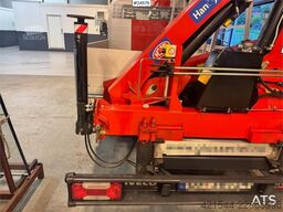 Iveco 50C18 Flatbed Truck with Rear-Mounted HMF Crane –