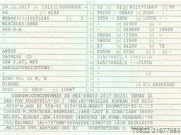 MERCEDES-BENZ Antos Actros 1843 / Meiller Knick /NUR130km/FUNK