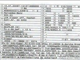 MERCEDES-BENZ Axor 1829 / E5 / ALU Kipper / Atlas Kran